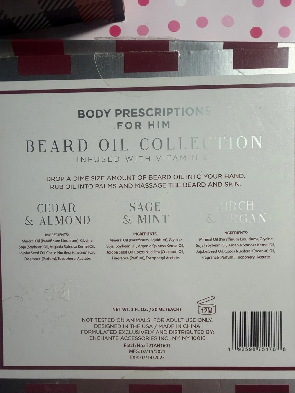 Beard Grooming Items - NWT